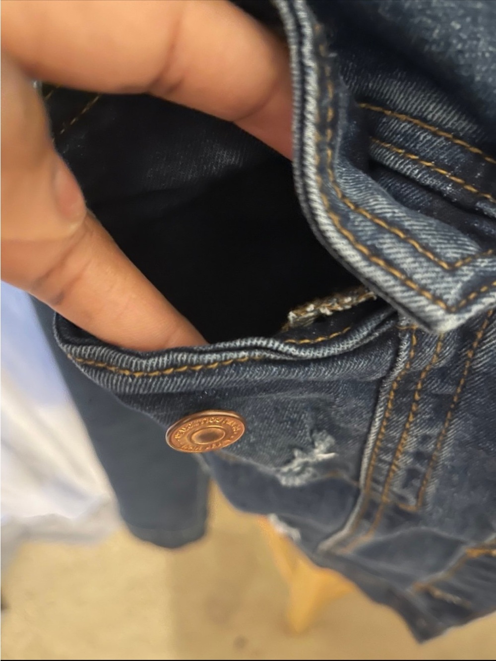 Wax Jean denim jacket size Medium